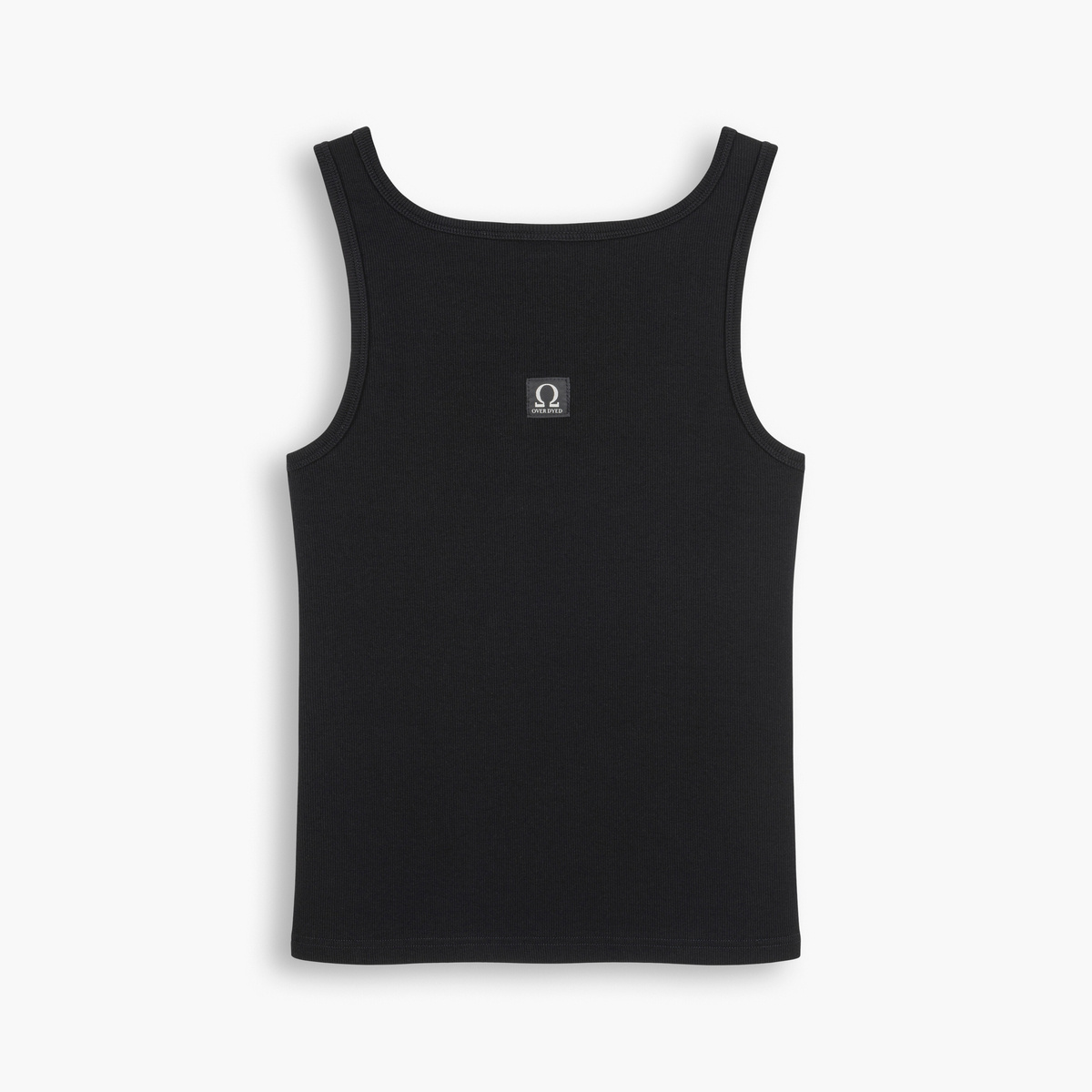  Heavyweight Ribbed Tank Top JET BLACK v2