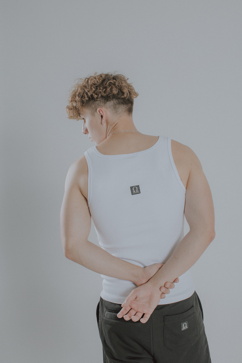  Heavyweight Ribbed Tank Top Pure White v2