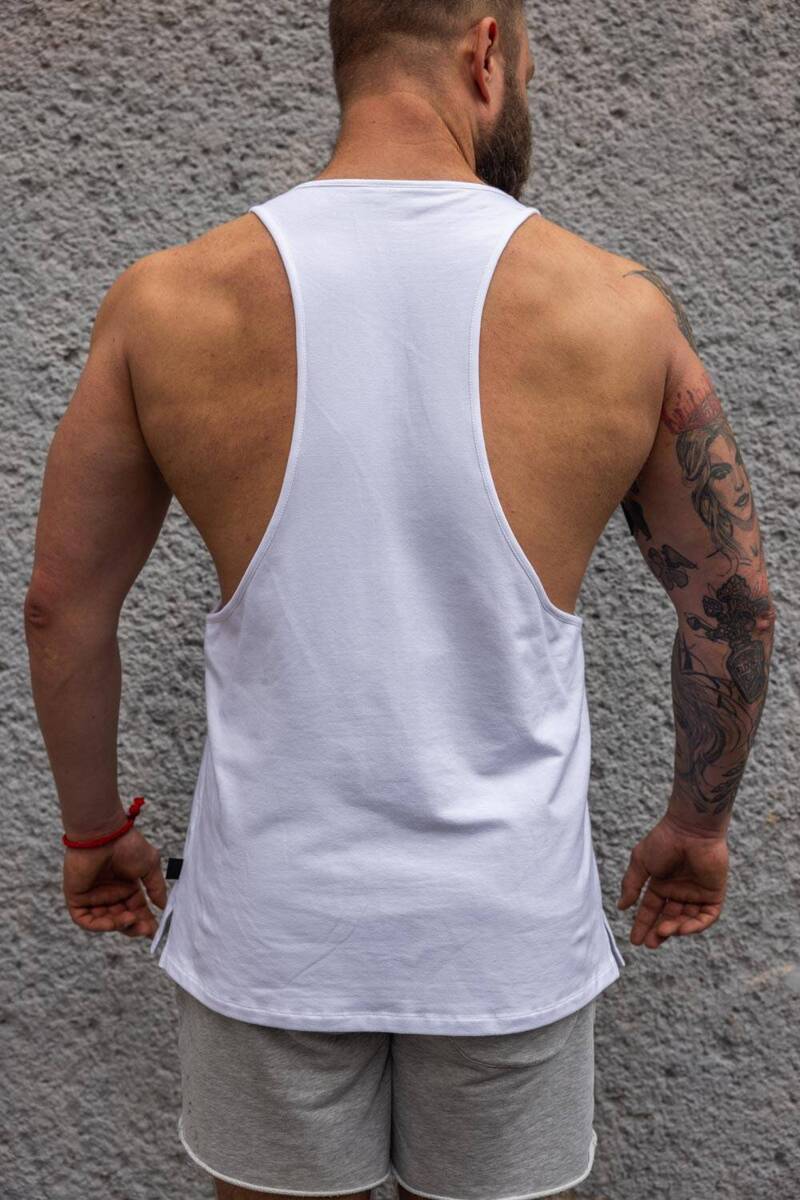  Heavyweight Ribbed Tank Top Pure White v2