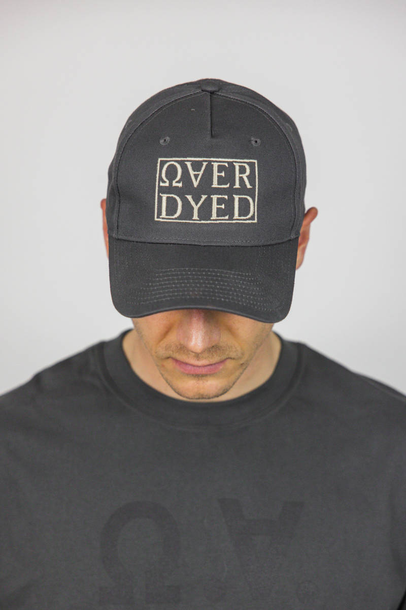 Distressed Omega Cap - Limbo Black