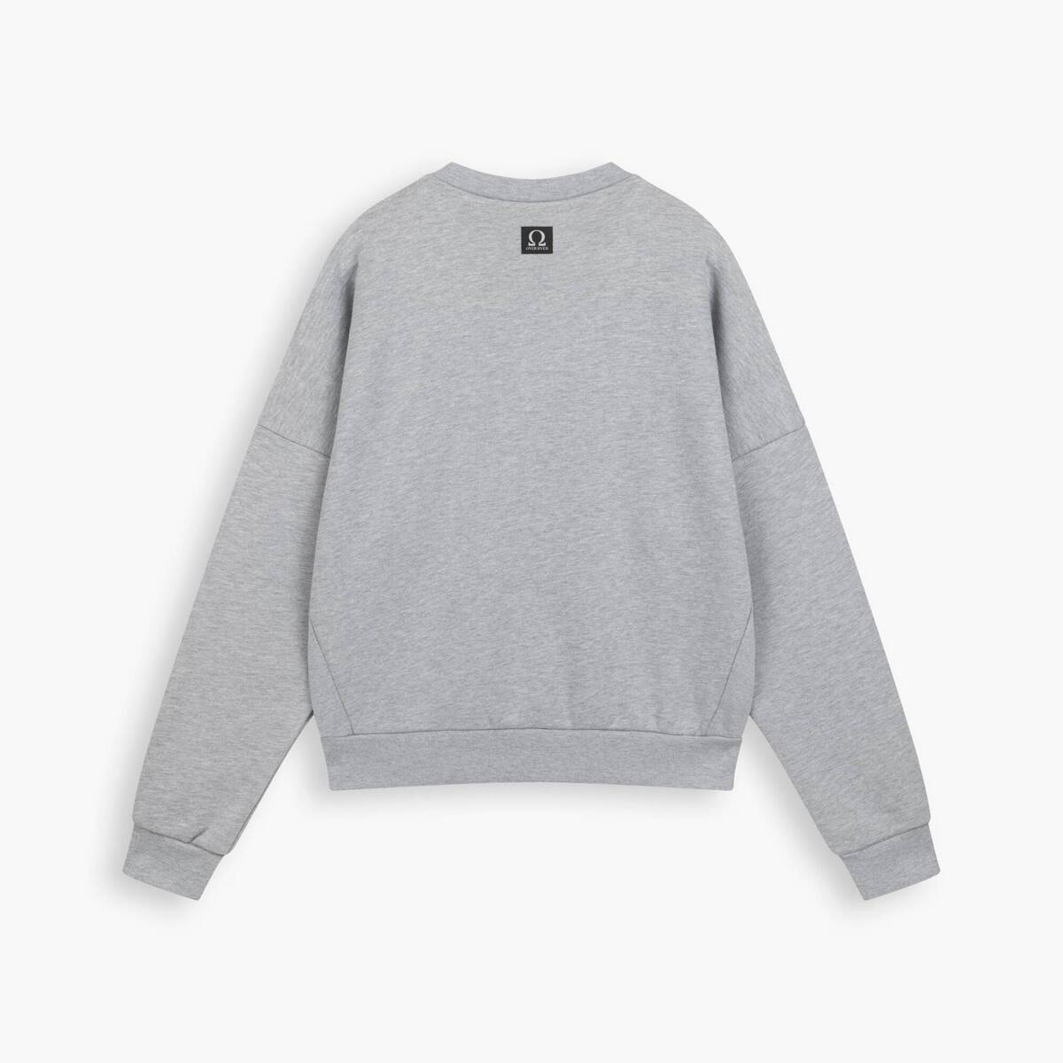 ESSENTIAL ULTIMATE DROPPED CREW - Wide sweatshirt with print, unique boxy cut