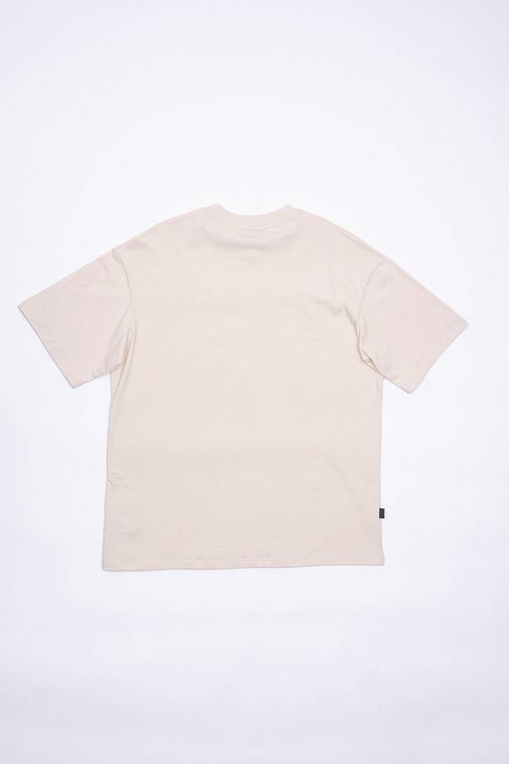 OVER ARMY Tee - Stone Beige
