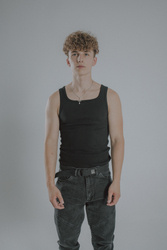  Heavyweight Ribbed Tank Top JET BLACK v2