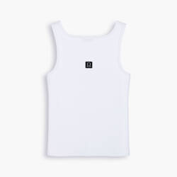  Heavyweight Ribbed Tank Top Pure White v2