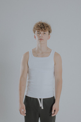  Heavyweight Ribbed Tank Top Pure White v2