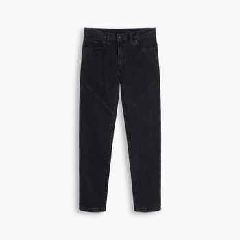 Genähter loser Denim - Vintage Schwarz