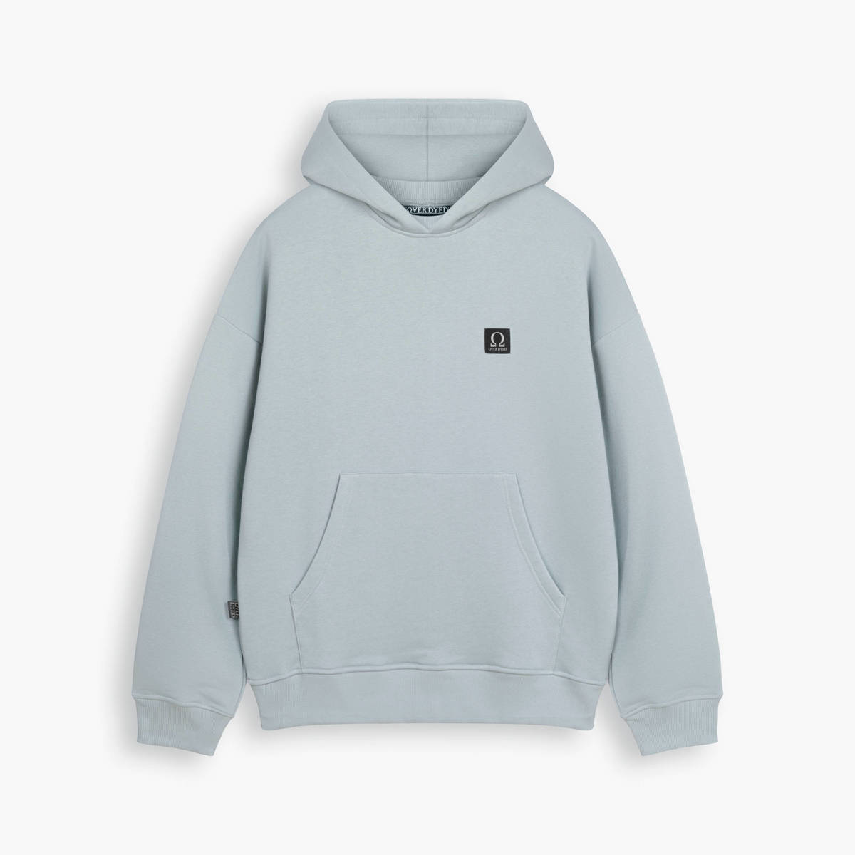 AESTHETIC LOGO HOOD - Eiskaltes Grau