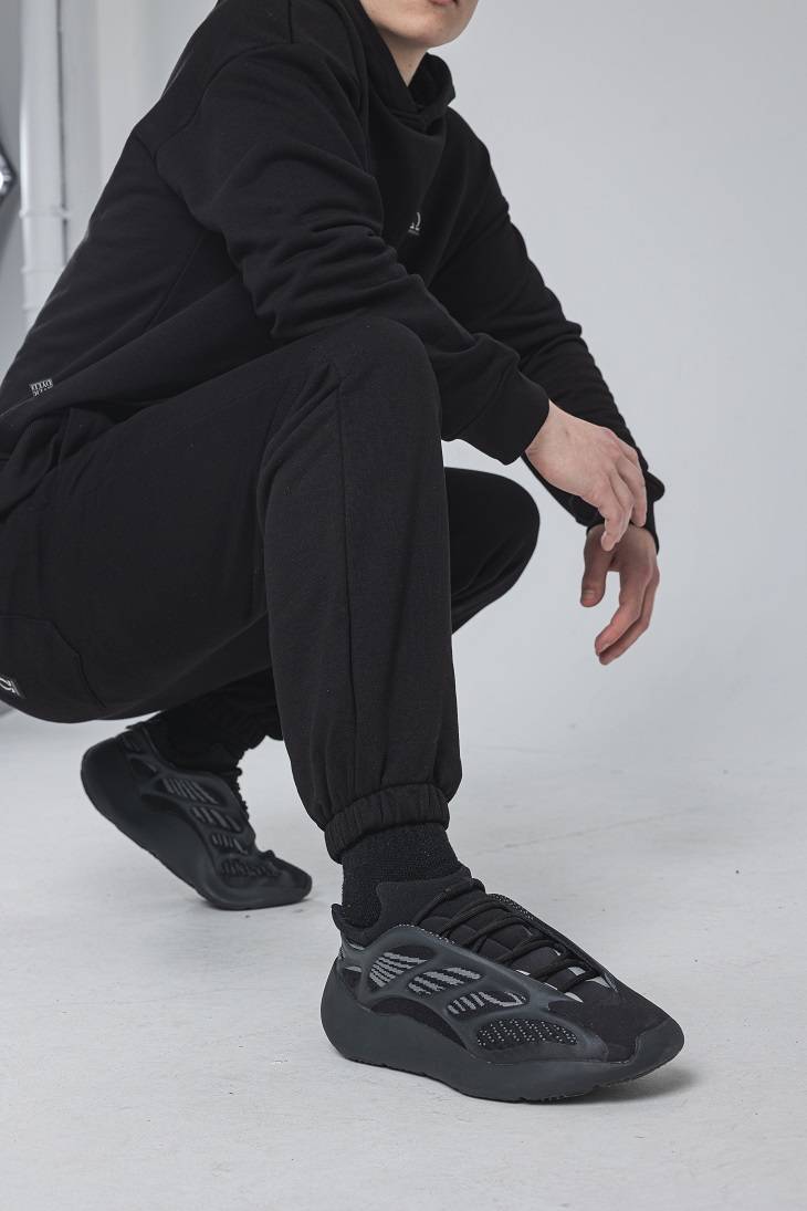 AESTHETIC LOGO PANT - Onyx Schwarz