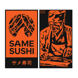 OVER DYED x SAME SUSHI Tee