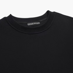 AESTHETIC LOGO HOOD - Onyx Schwarz