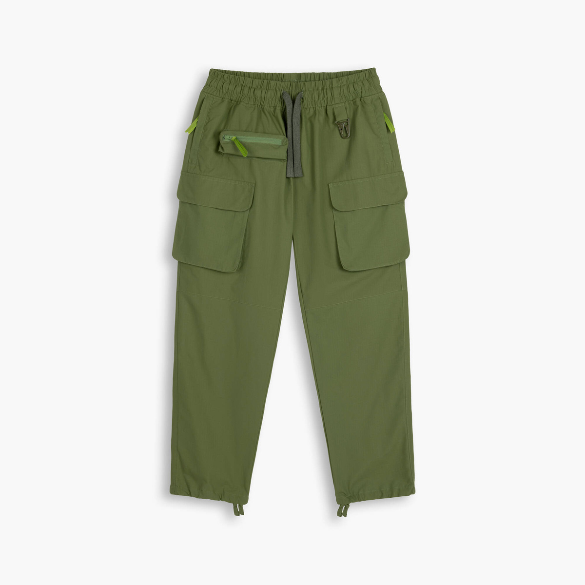 Utility Cargo Pants Cerignola Olive- Długie Bojówki typu Cargo z kieszeniami