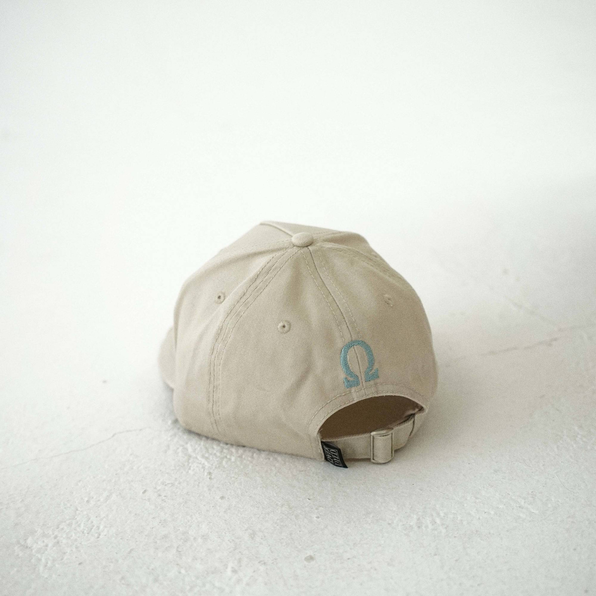 Distressed Alpha Cap - Stone Beige