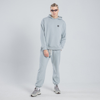 AESTHETIC LOGO SWET SET - Icey Grey