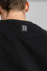 AESTHETIC LOGO HOOD - Onyx Schwarz