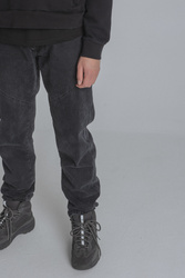 Stitched Loose Denim - Vintage Black