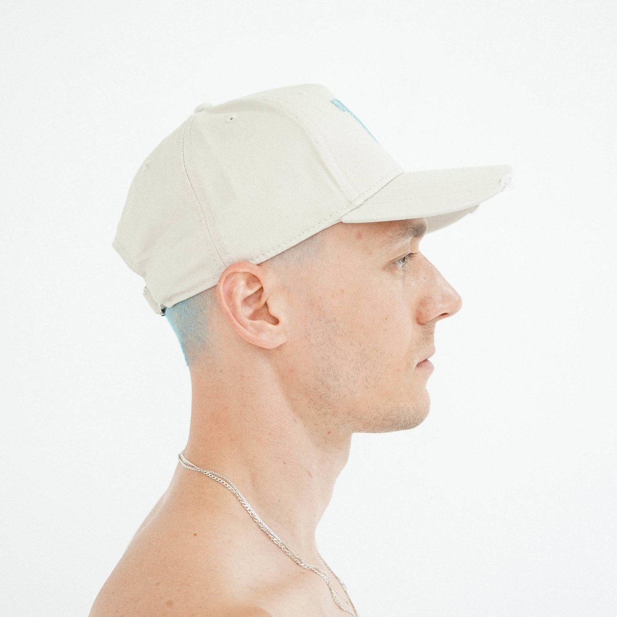 Distressed Alpha Cap - Stone Beige