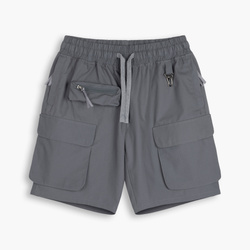 Utility OverShorts Concrete Grey - Cargo-Shorts mit Taschen