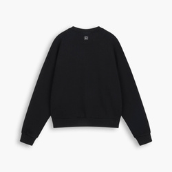 AESTHETIC LOGO HOOD - Onyx Schwarz