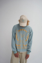 Distressed Alpha Cap - Stone Beige
