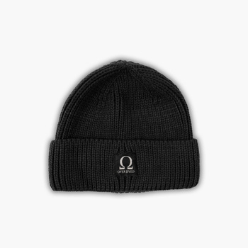 Distressed Omega Cap - Limbo Black