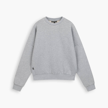 ESSENTIAL ULTIMATE DROPPED CREW - Wide sweatshirt with print, unique boxy cut