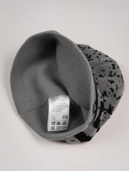 Riot Skull Beanie - Solid Grey