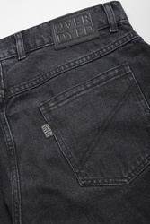 Stitched Loose Denim - Vintage Black