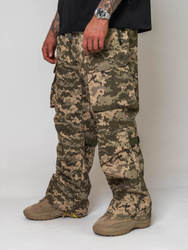 Modular Cargo Pants UCP Camo - Szerokie Bojówki typu Cargo z kieszeniami i regulacją