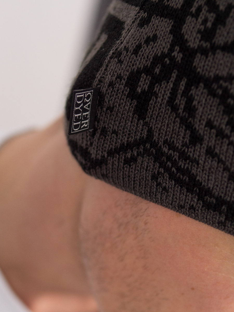 Riot Skull Beanie - Grey Graphite