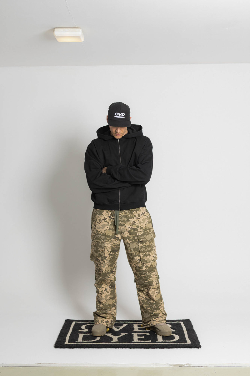HEAVY ZIP-UP HOODIE - Onyx Black