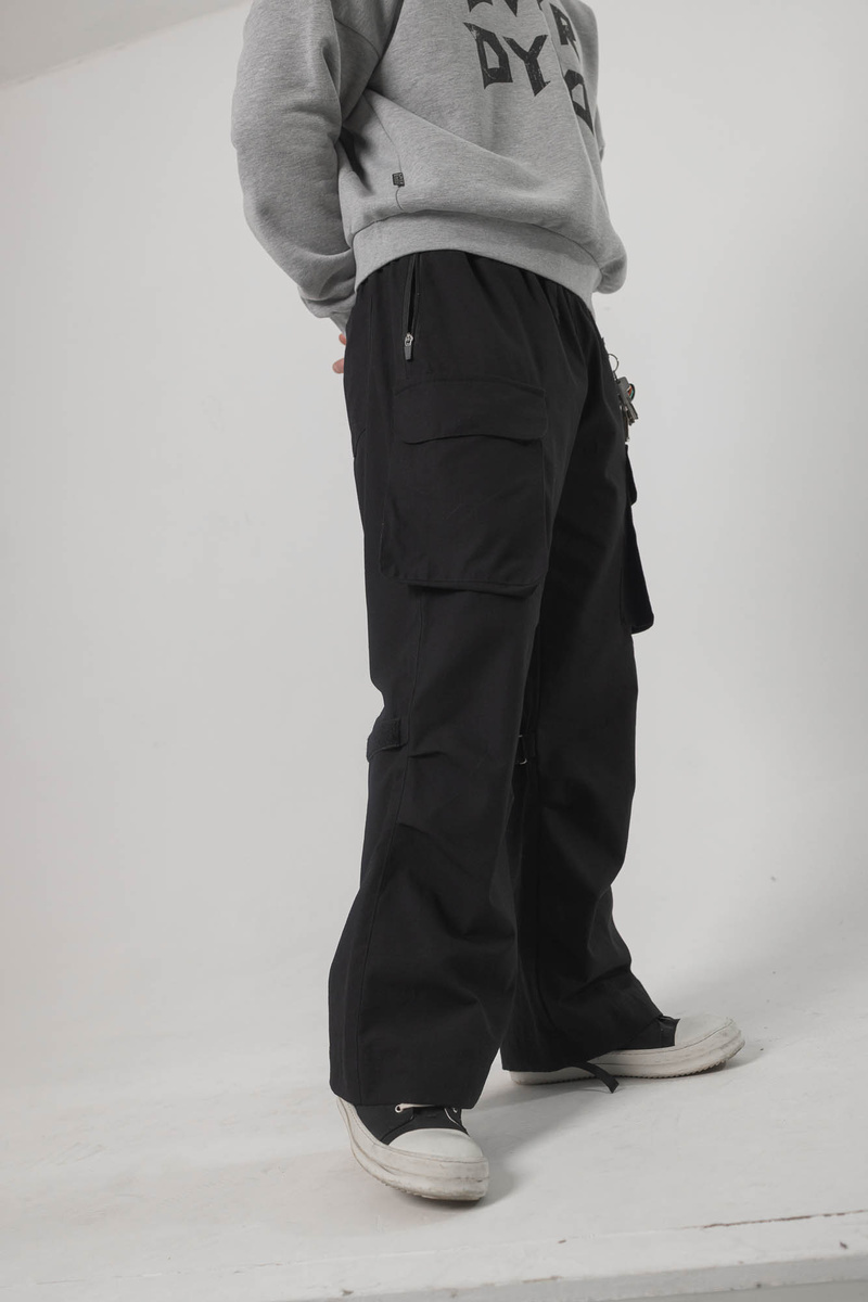 Utility Cargo Pants Concrete Grey- Lange Cargohose mit Taschen