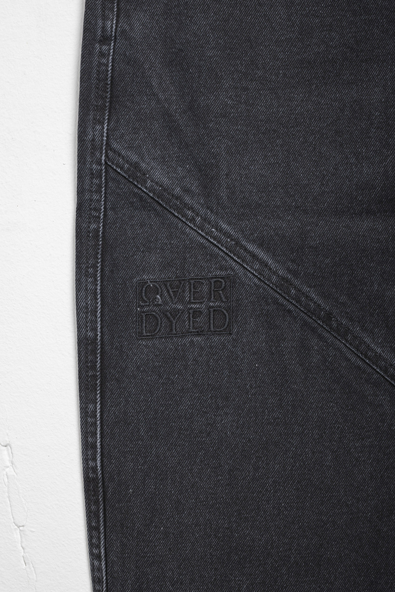 Stitched Loose Denim - Vintage Black