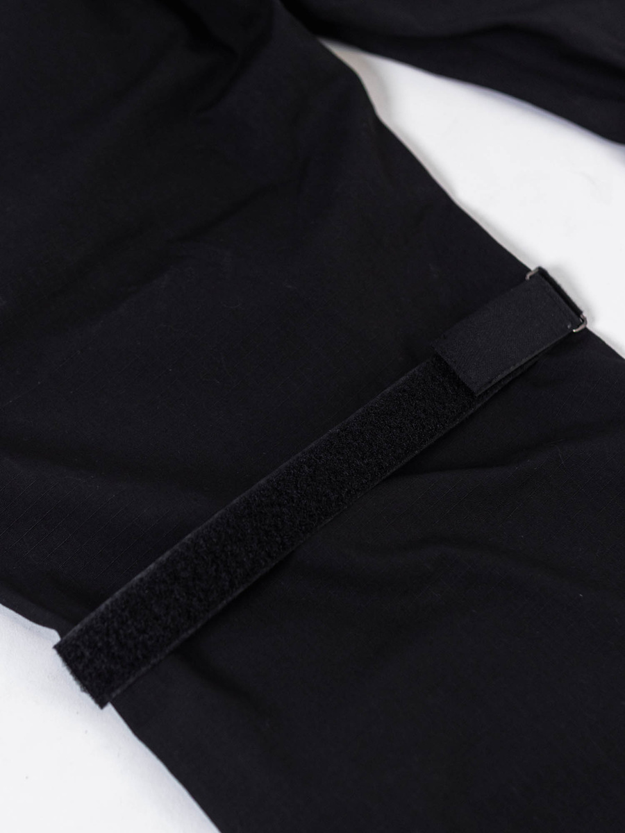 Modular Cargo Pants Jet Black- Szerokie Bojówki typu Cargo z kieszeniami i regulacją