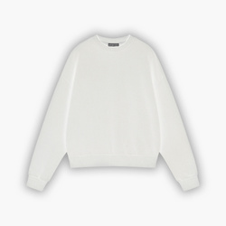 HEAVY AESTHETIC LOGO CREW - Pure White