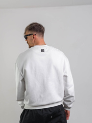 HEAVY AESTHETIC LOGO CREW - Pure White