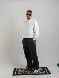 HEAVY AESTHETIC LOGO CREW - Pure White