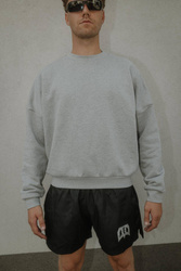 ESSENTIAL ULTIMATE DROPPED CREW - Wide sweatshirt with print, unique boxy cut