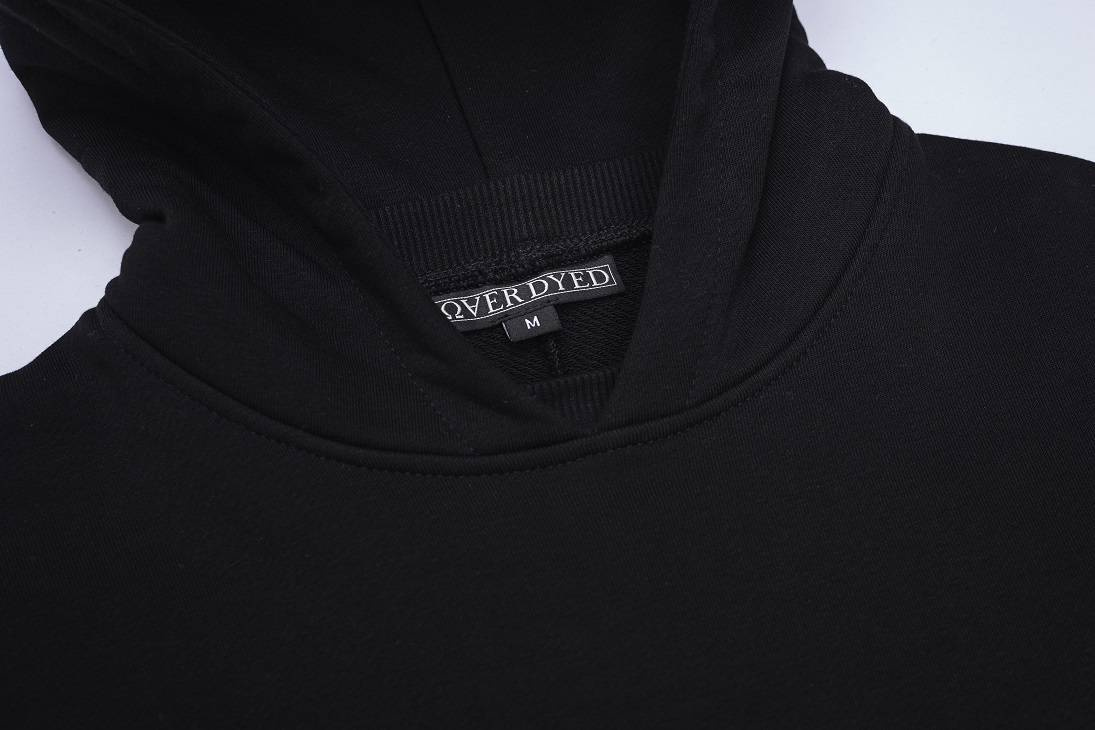 AESTHETIC LOGO HOOD - Onyx Black