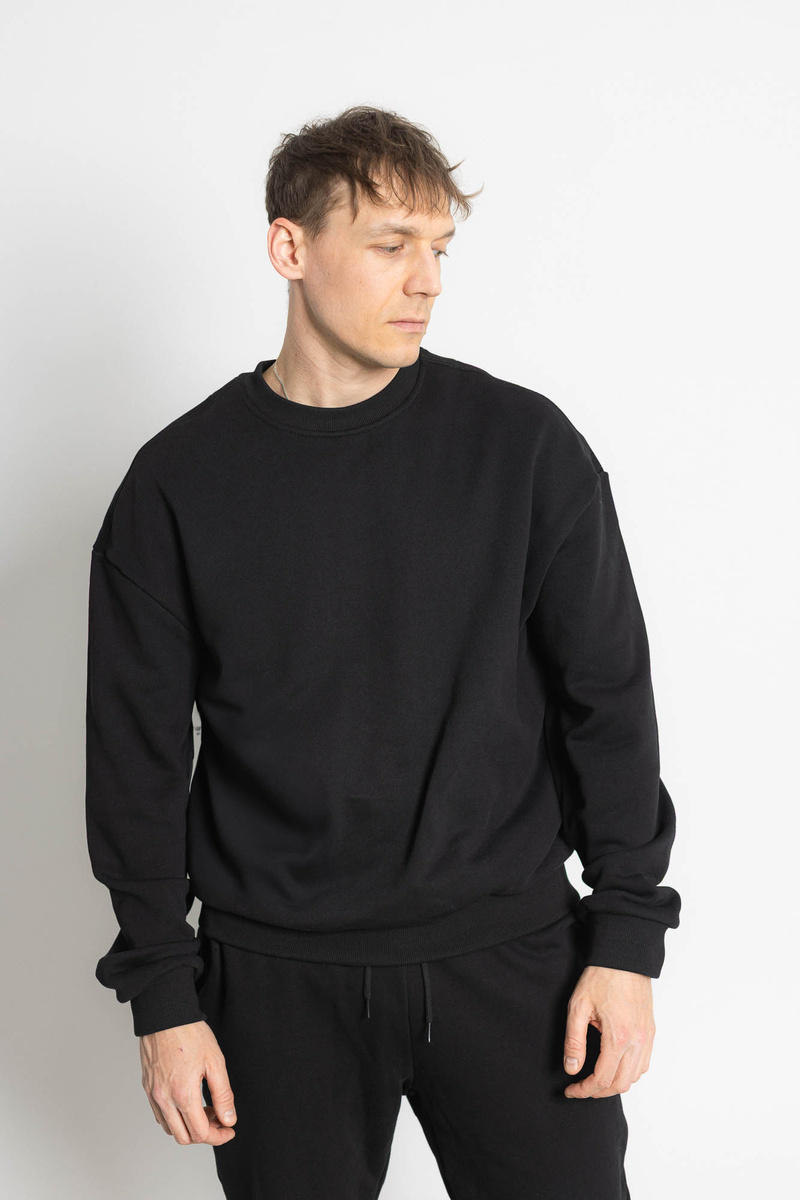 AESTHETIC LOGO HOOD - Onyx Schwarz