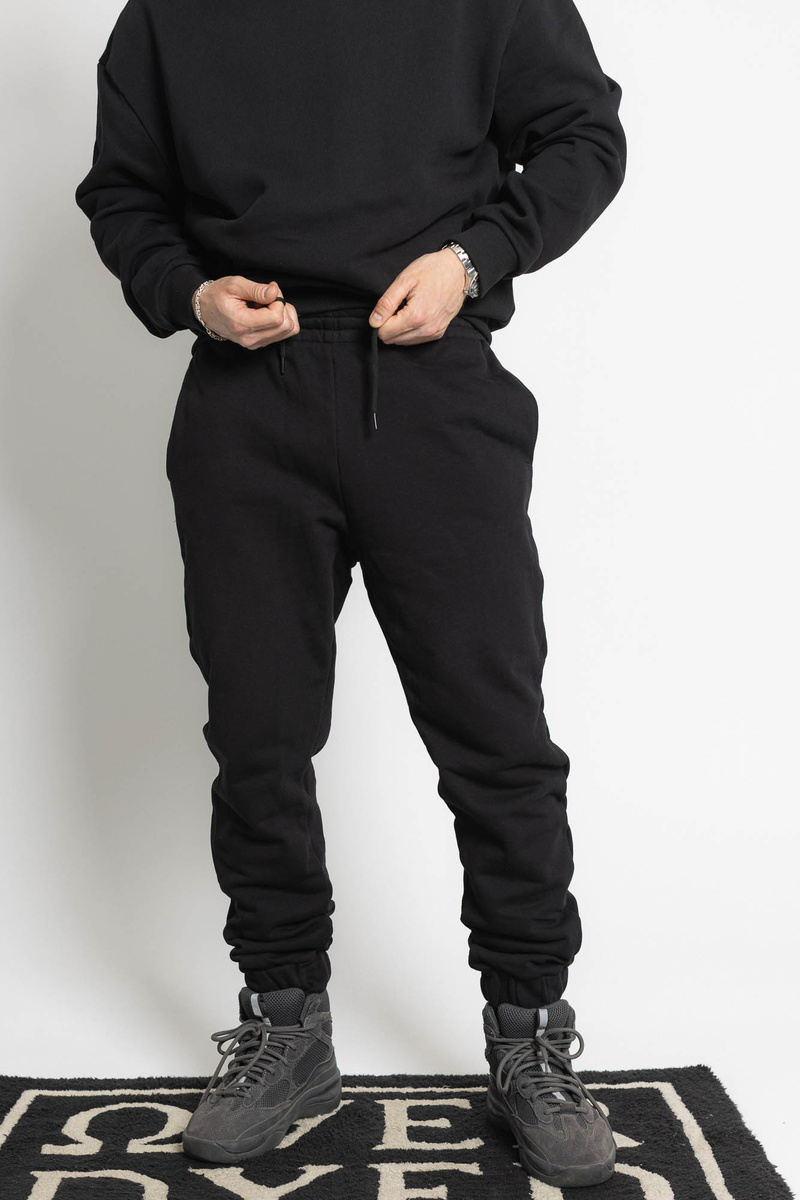 AESTHETIC LOGO PANT - Onyx Black