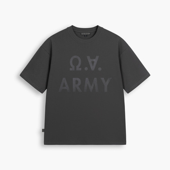 OVER ARMY Tee - Pebble Graphite