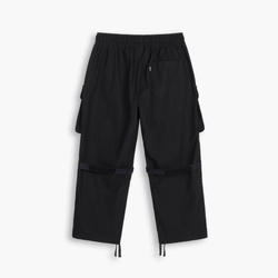 Modular Cargo Pants Jet Black- Szerokie Bojówki typu Cargo z kieszeniami i regulacją