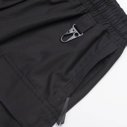 Utility Cargo Pants Jet Black- Długie Bojówki typu Cargo z kieszeniami