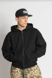 HEAVY ZIP-UP HOODIE - Onyx Black