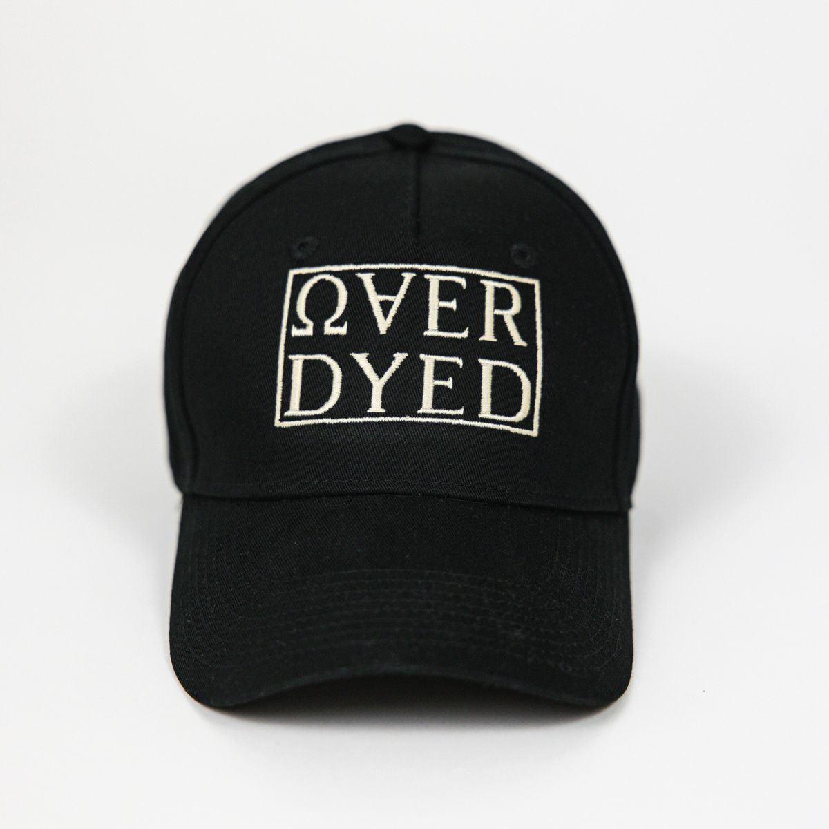 Distressed Omega Cap - Limbo Black