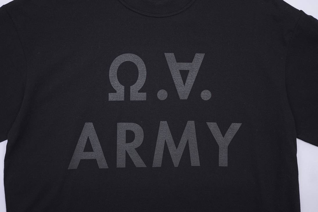 OVER ARMY Tee - Core Black