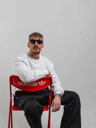 HEAVY AESTHETIC LOGO CREW - Pure White