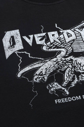 EAGLE TEE - Luźna koszulka z grubej bawełny, z efektem sprania, o lekko oversizowym korju relaxd