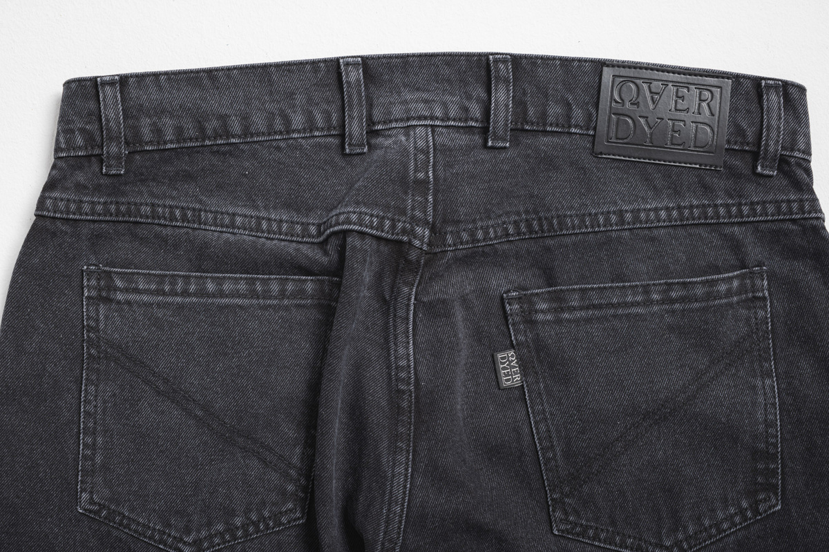 Stitched Loose Denim - Vintage Black