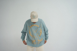 Distressed Alpha Cap - Stone Beige